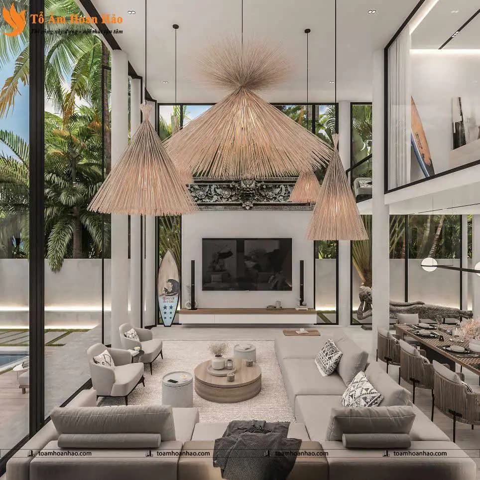 Phối cảnh 10 – THIẾT KẾ BIỆT THỰ VILLA SIÊU SANG – HÀ NỘI VỚI TỔNG DIỆN TÍCH 360m2