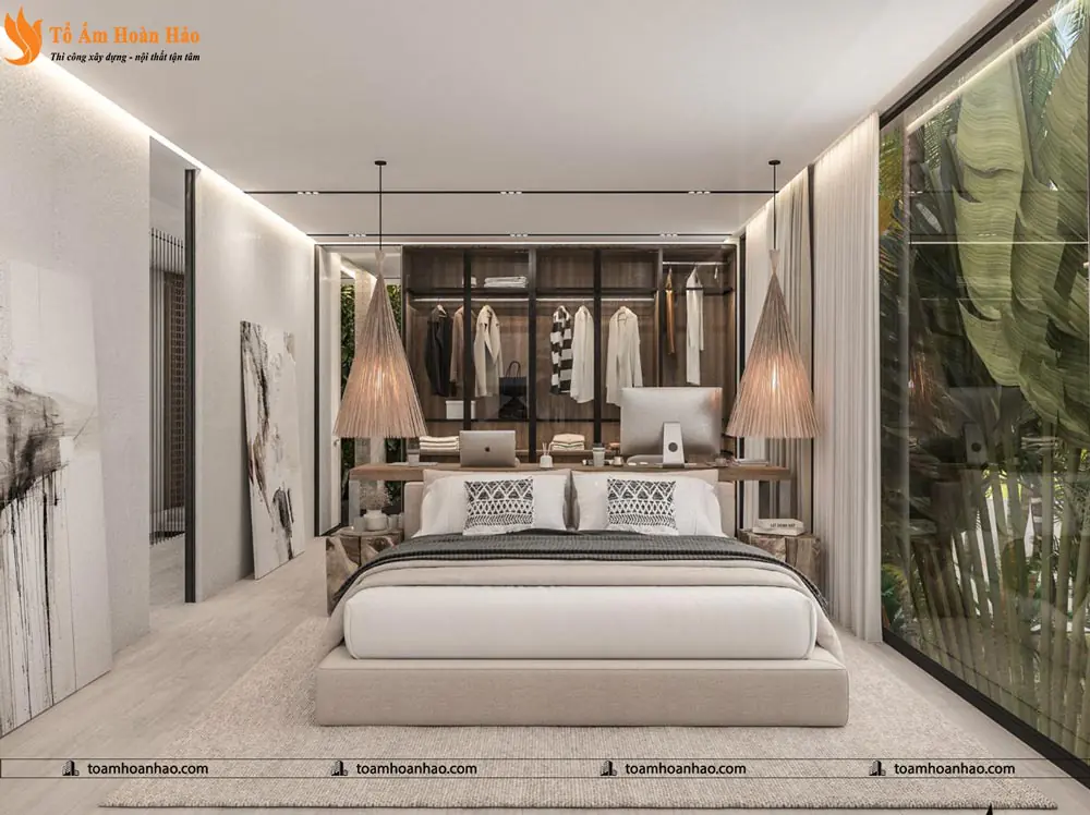 Phối cảnh 19 – THIẾT KẾ BIỆT THỰ VILLA SIÊU SANG – HÀ NỘI VỚI TỔNG DIỆN TÍCH 360m2
