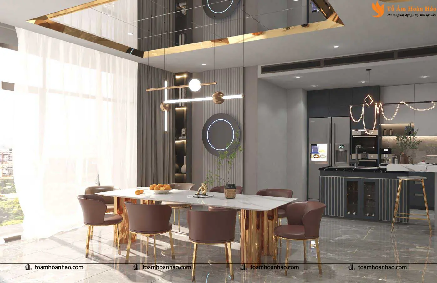 Phối cảnh 09 – THIẾT KẾ NHÀ PHỐ, BIỆT THỰ – THÀNH PHỐ HỒ CHÍ MINH 12Mx27.5M, HIỆN ĐẠI 3 TẦNG ĐẸP