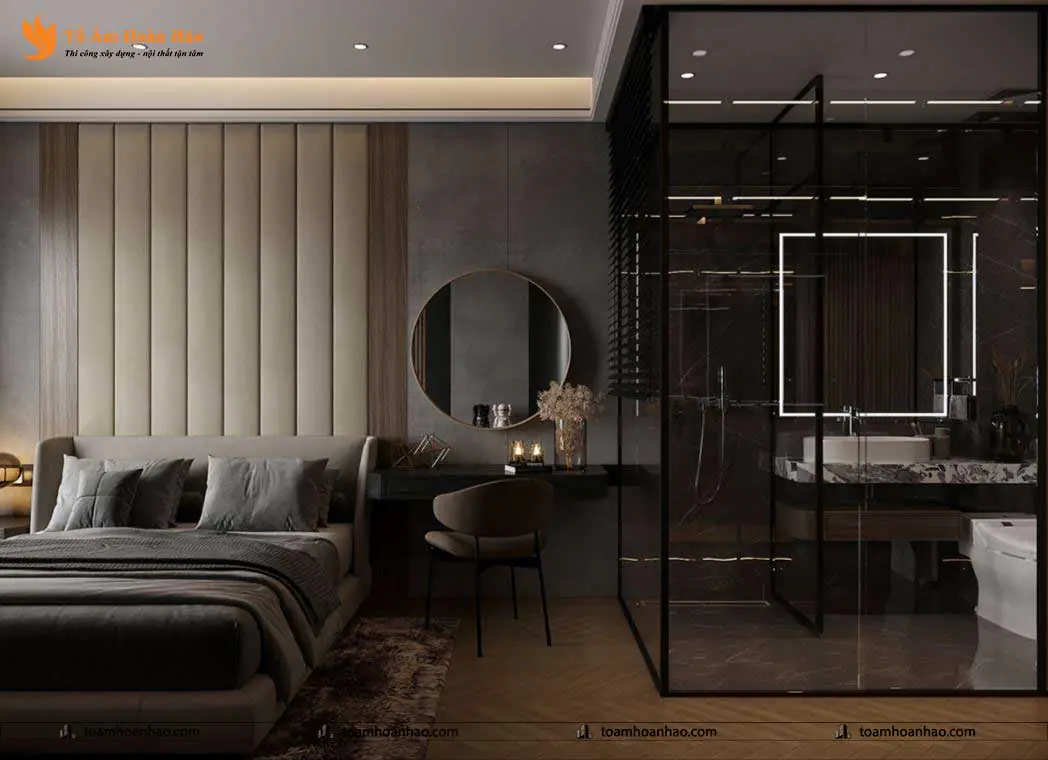 Phối cảnh 25 – THIẾT KẾ NHÀ PHỐ, BIỆT THỰ – THÀNH PHỐ HỒ CHÍ MINH 12Mx27.5M, HIỆN ĐẠI 3 TẦNG ĐẸP