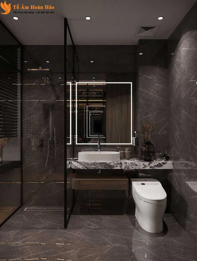 Phối cảnh 27 – THIẾT KẾ NHÀ PHỐ, BIỆT THỰ – THÀNH PHỐ HỒ CHÍ MINH 12Mx27.5M, HIỆN ĐẠI 3 TẦNG ĐẸP