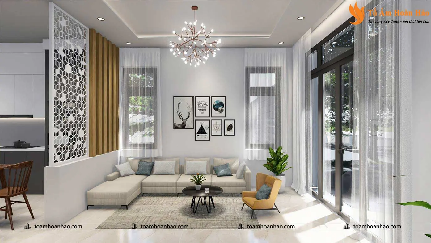 Phối cảnh 07 – THIẾT KẾ NHÀ PHỐ 2 TẦNG – TP. HỒ CHÍ MINH VỚI DIỆN TÍCH 8M x 16M ĐƠN GIẢN MÀ TIỆN NGHI