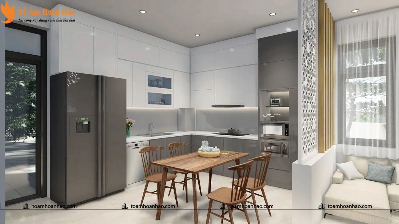 Phối cảnh 12 – THIẾT KẾ NHÀ PHỐ 2 TẦNG – TP. HỒ CHÍ MINH VỚI DIỆN TÍCH 8M x 16M ĐƠN GIẢN MÀ TIỆN NGHI