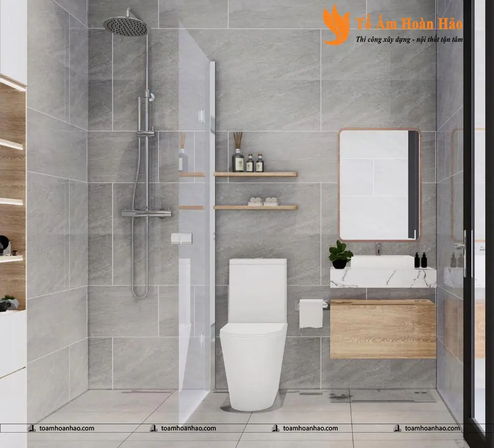 Phối cảnh 19 – THIẾT KẾ NHÀ PHỐ 2 TẦNG – TP. HỒ CHÍ MINH VỚI DIỆN TÍCH 8M x 16M ĐƠN GIẢN MÀ TIỆN NGHI