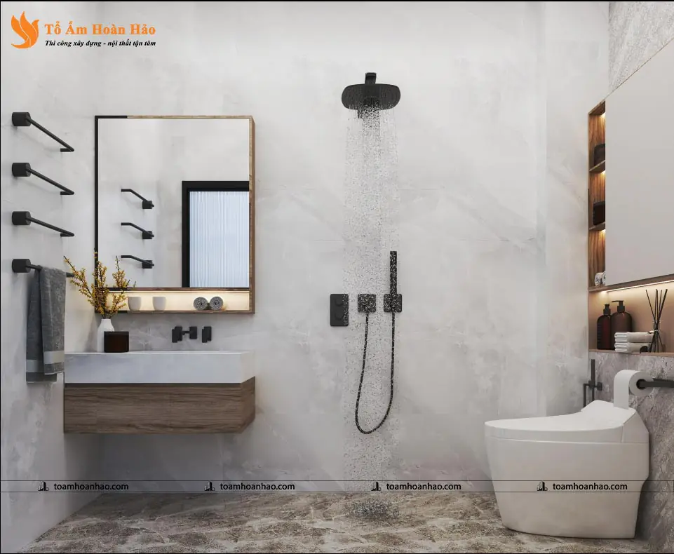 Phối cảnh 18 – THI CÔNG VÀ THIẾT KẾ NHÀ PHỐ, BIỆT THỰ 2 TẦNG – TP.HỒ CHÍ MINH DIỆN TÍCH 10mX19m