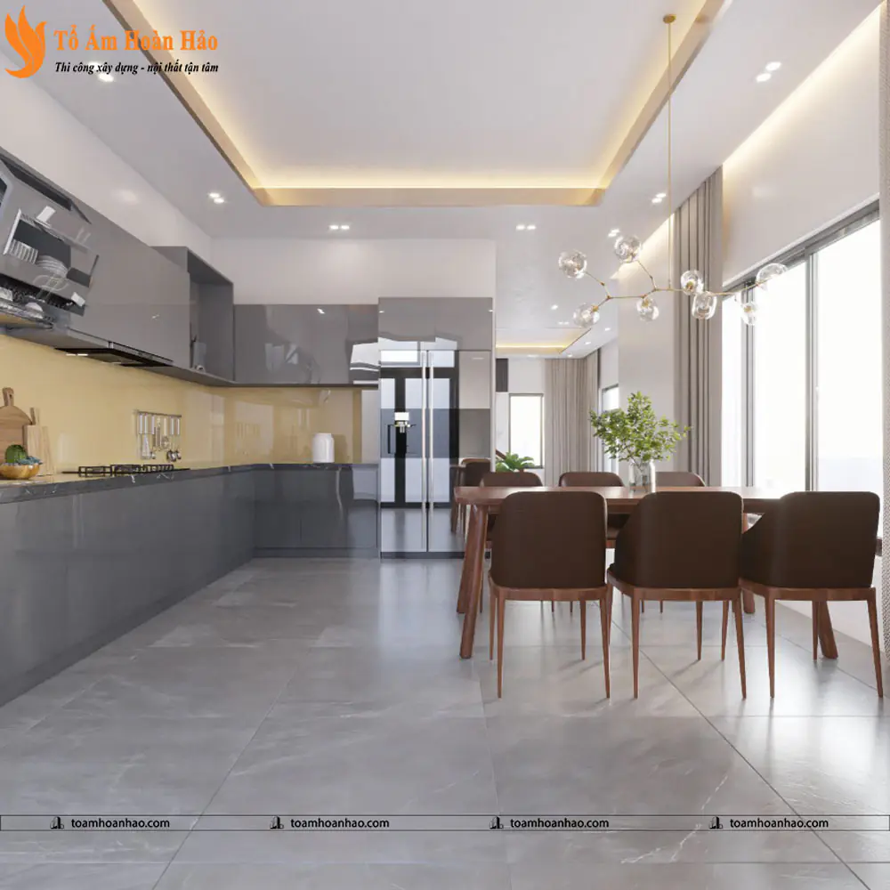 Phối cảnh 07 – THIẾT KẾ NHÀ PHỐ 3 TẦNG HIỆN ĐẠI – BÌNH DƯƠNG VỚI DIỆN TÍCH 5Mx15M
