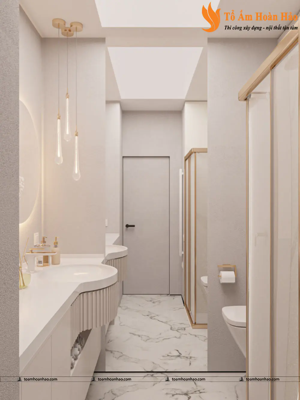 Phối cảnh 14 – THIẾT KẾ NHÀ PHỐ 3 TẦNG HIỆN ĐẠI – BÌNH DƯƠNG VỚI DIỆN TÍCH 5Mx15M