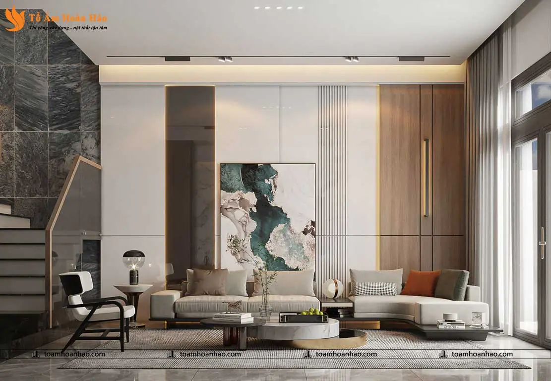 Phối cảnh 06 – THIẾT KẾ NHÀ PHỐ 3 TẦNG HIỆN ĐẠI, SANG TRỌNG – ĐÀ NẴNG VỚI DIỆN TÍCH 5mX16m