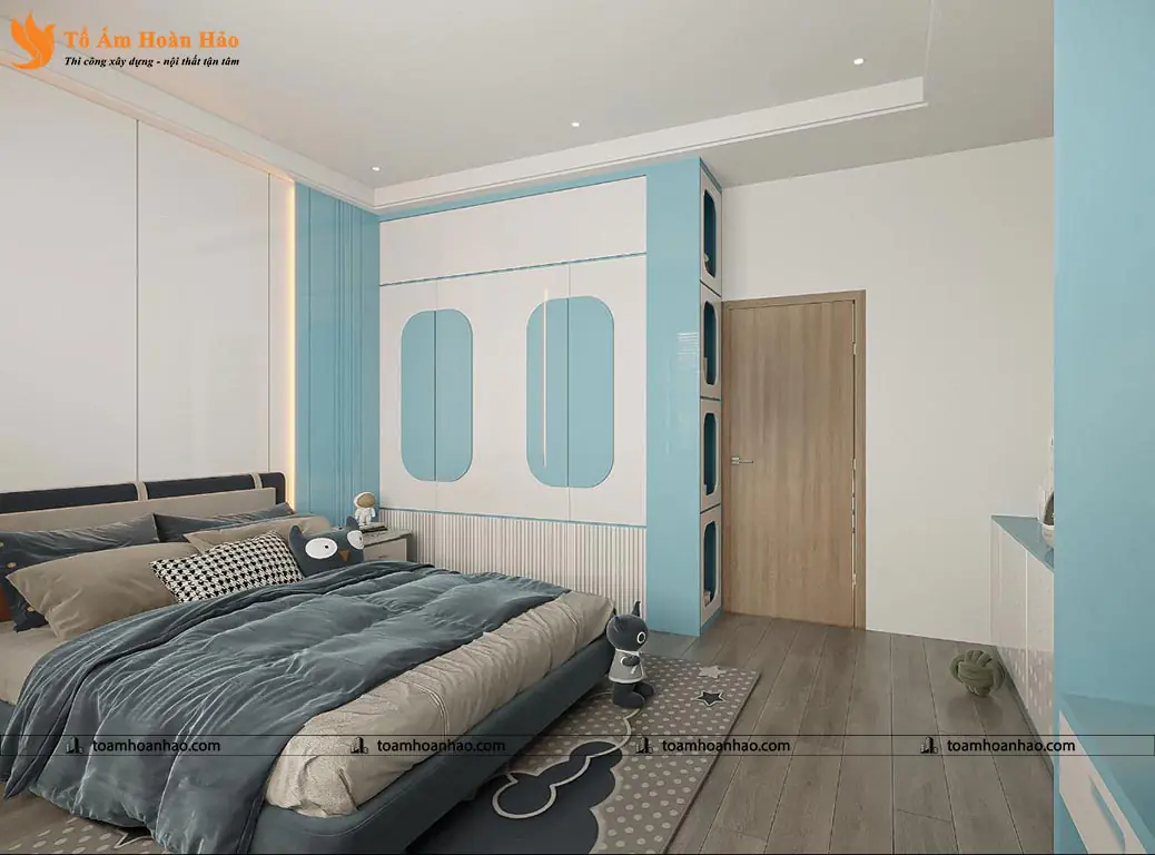 Phối cảnh 16 – THIẾT KẾ NHÀ PHỐ 3 TẦNG HIỆN ĐẠI, SANG TRỌNG – ĐÀ NẴNG VỚI DIỆN TÍCH 5mX16m