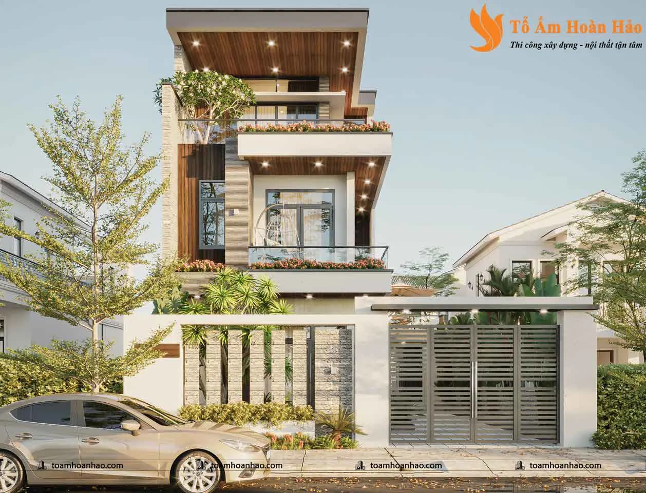 THIẾT KẾ NHÀ PHỐ, BIỆT THỰ 3 TẦNG – TP. HỒ CHÍ MINH 5mX15m KHIẾN BẠN PHẢI NGỠ NGÀNG