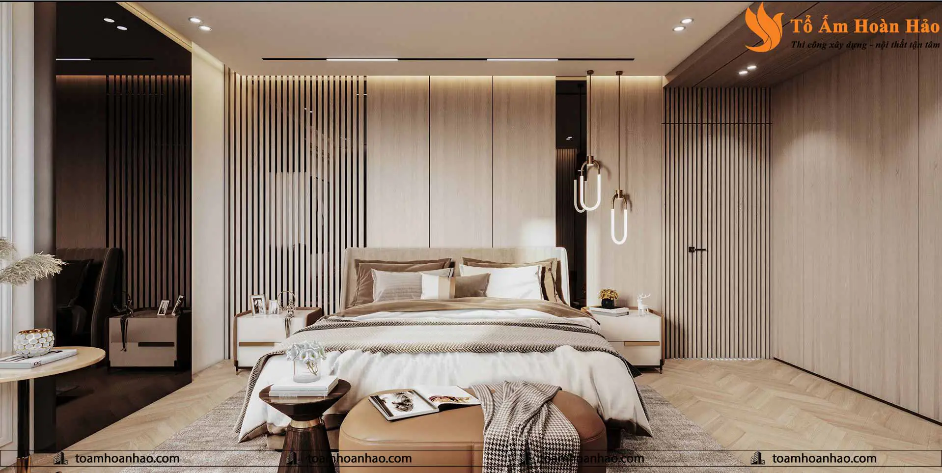 Phối cảnh 17 – Thiết kế nội thất Penthouse 3 phòng ngủ, 150m2 sang trọng và đẳng cấp