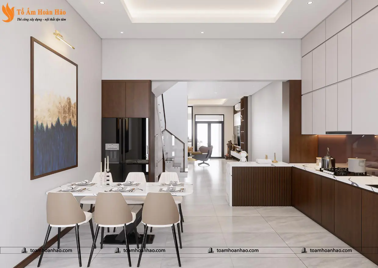 Phối cảnh 25 – TỔNG HỢP 40+ MẪU TỦ BẾP TIỆN NGHI “VẠN NGƯỜI MÊ” – ĐỪNG BỎ LỠ XU HƯỚNG MỚI NHẤT NĂM 2023