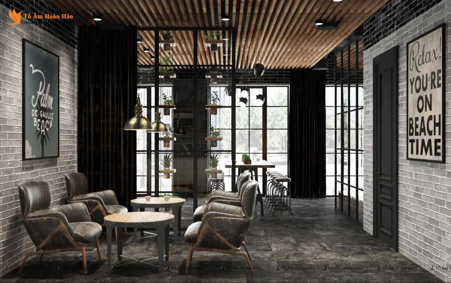 Chi tiết nội thất trong thiết kế quán cà phê – BREAK COFFEE – THIẾT KẾ QUÁN CÀ PHÊ 148M2 VỚI CÁCH TRANG TRÍ ĐỘC LẠ VÀ SÁNG TẠO
