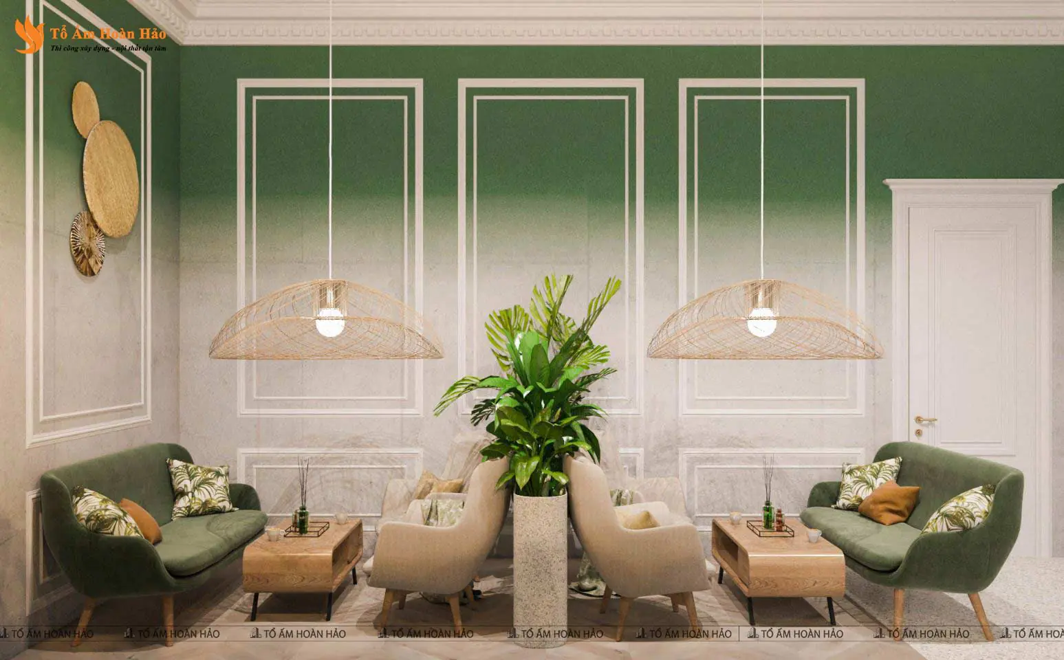 Chi tiết nội thất quán trong thiết kế quán cà phê – JUNGLE COFFEE – THIẾT KẾ QUÁN CÀ PHÊ 90M2 KHÔNG GIAN XANH MÁT MẮT