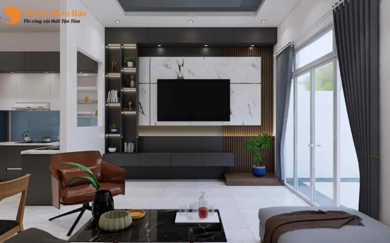 Ảnh dự án 05 – Nội thất nhà phố Bình Dương 120m2- Chị Quyên