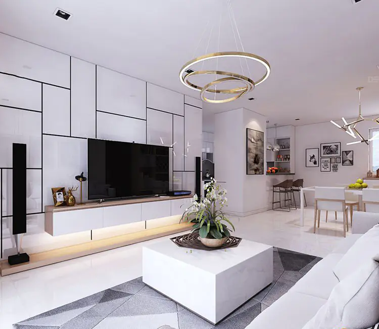 Nội thất chung cư 120m2 Imperia Garden – Anh Công