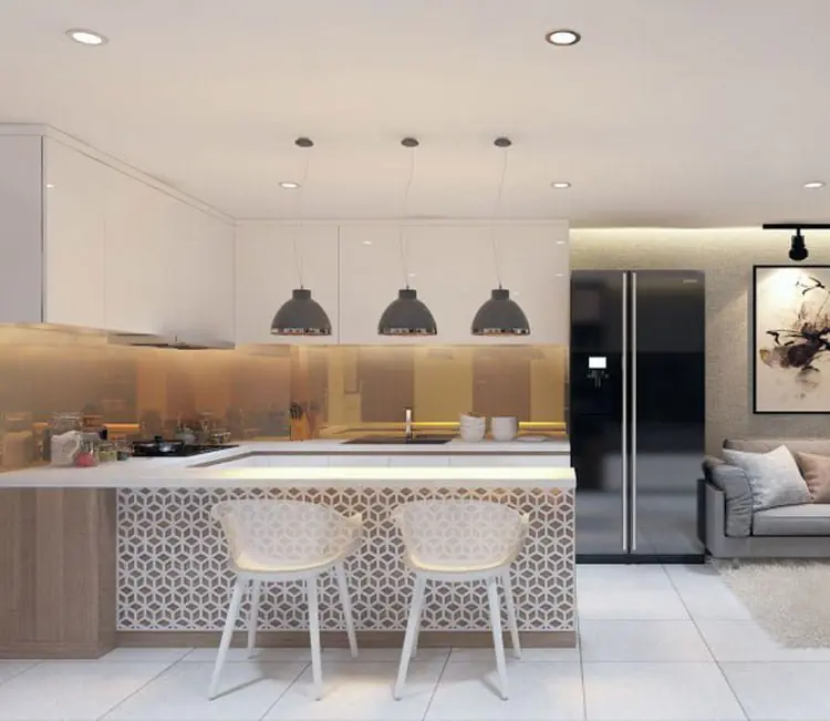 Ảnh dự án 04 – Nội thất chung cư Gelexia Riverside 90m2 – Anh Thành