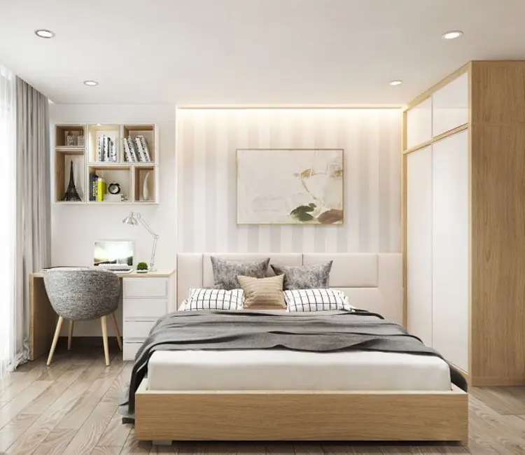 Tối ưu công năng – Nội thất chung cư Gelexia Riverside 90m2 – Anh Thành