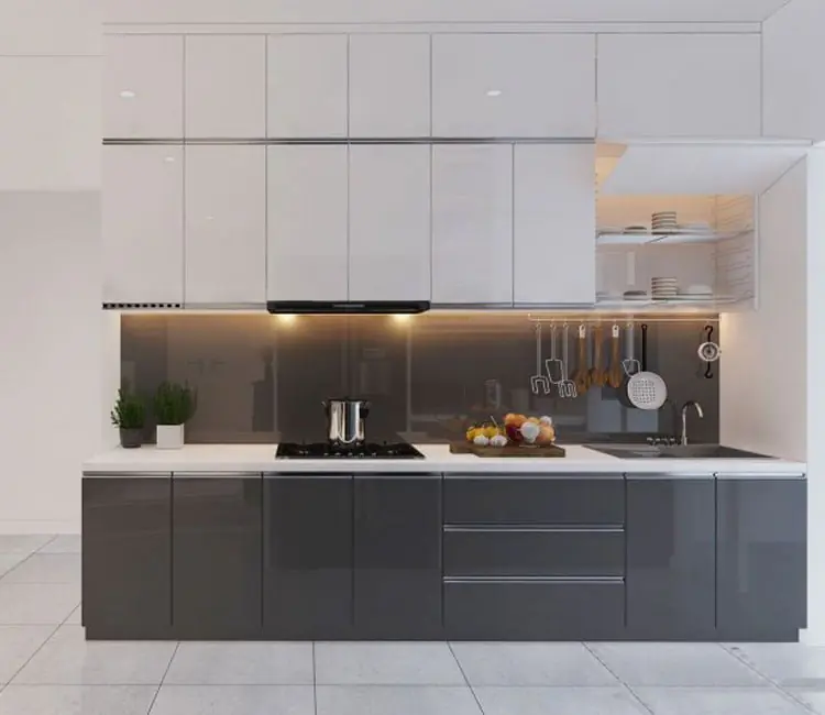 Vật liệu ấm áp – Nội thất chung cư Licogi 13 Nhân Chính 90m2 – Chị Ngọc