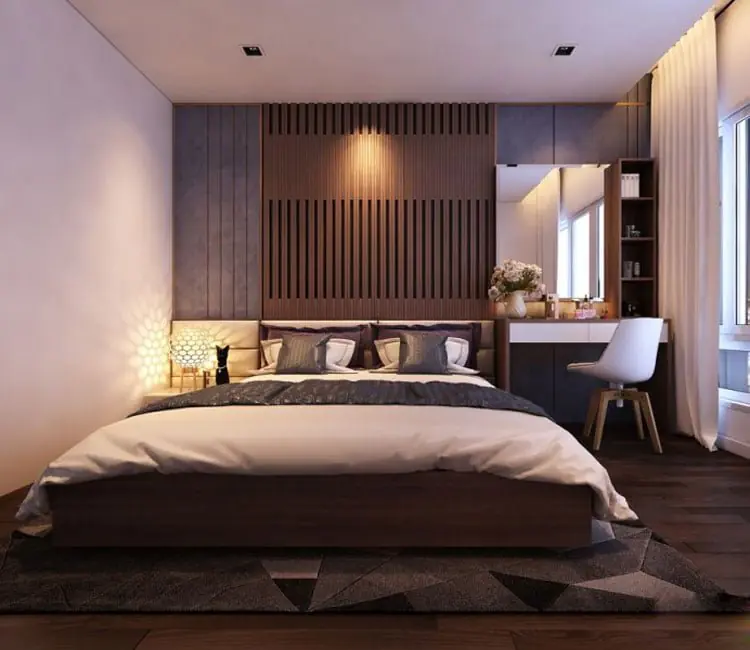 Cân bằng ánh sáng – Nội thất chung cư Star City Lê Văn Lương 107m2 – Anh Trung