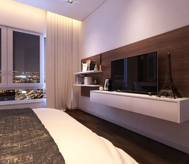 Vật liệu ấm áp – Nội thất chung cư Star City Lê Văn Lương 107m2 – Anh Trung