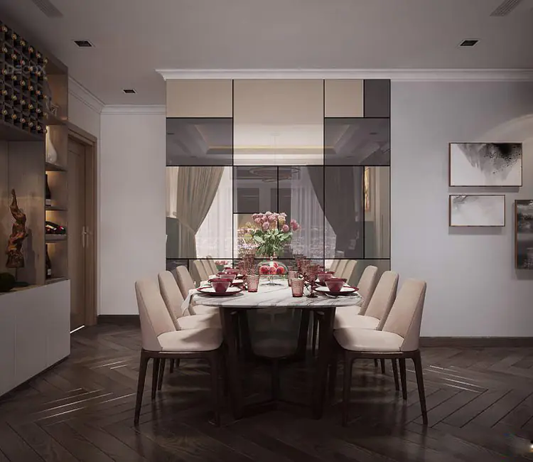 Tối ưu công năng – Nội thất chung cư 100m2 29T4 Hoàng Đạo Thúy