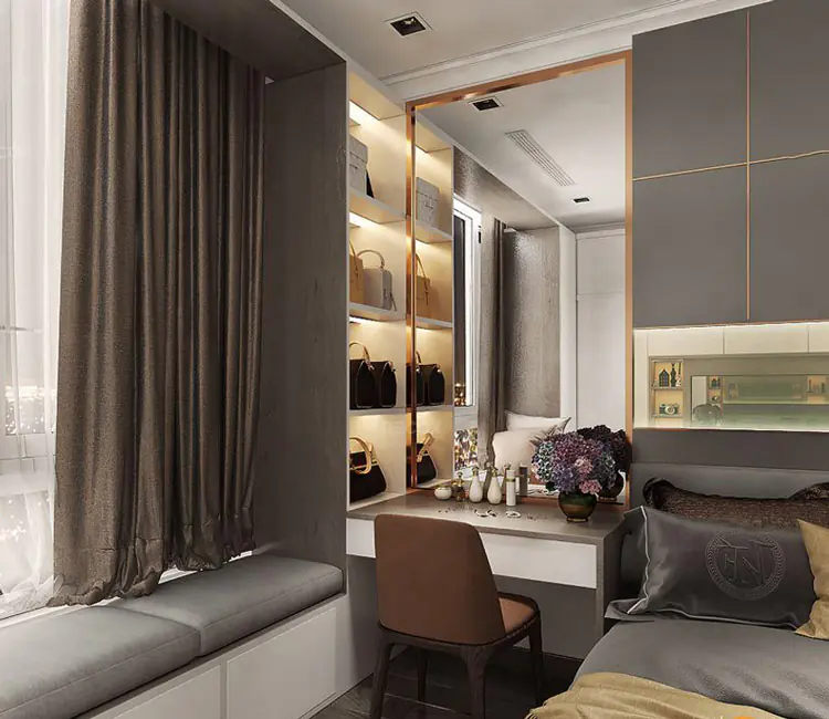 Ảnh dự án 12 – Nội thất chung cư 100m2 29T4 Hoàng Đạo Thúy