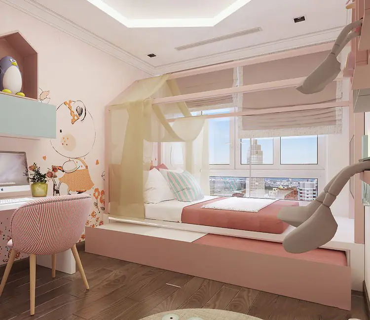 Ảnh dự án 18 – Nội thất chung cư 100m2 29T4 Hoàng Đạo Thúy