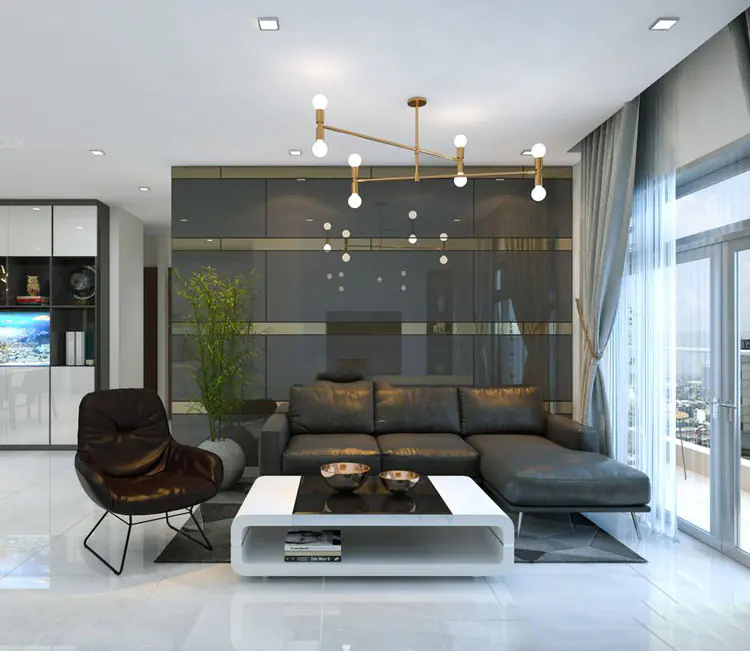 Ảnh dự án 02 – Nội thất chung cư 107m2 HP Lanmark Tower – anh Minh