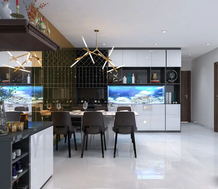 Ảnh dự án 03 – Nội thất chung cư 107m2 HP Lanmark Tower – anh Minh