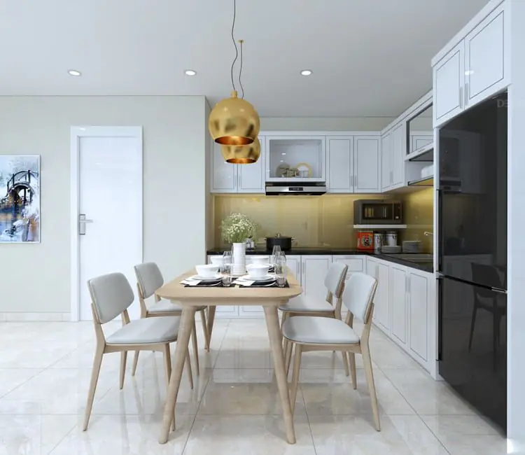 Cân bằng ánh sáng – Nội thất chung cư 110m2 Văn Khê – anh Bình