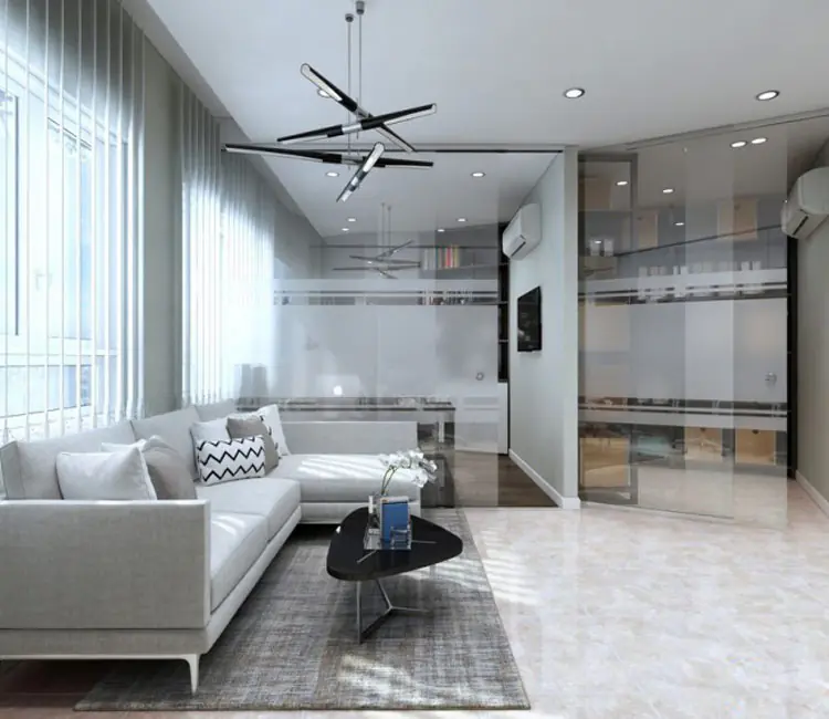 Nội thất căn hộ 44m2 Tây Nam Hồ Linh Đàm – anh Dương