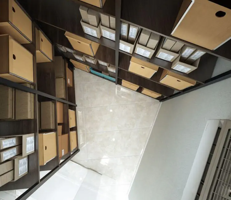 Vật liệu ấm áp – Nội thất căn hộ 44m2 Tây Nam Hồ Linh Đàm – anh Dương