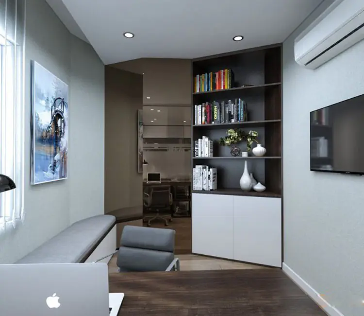 Ảnh dự án 10 – Nội thất căn hộ 44m2 Tây Nam Hồ Linh Đàm – anh Dương