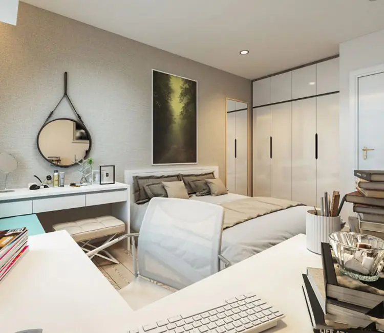 Ảnh dự án 10 – Nội thất chung cư 46m2 Mỹ Đình – Chị Liên