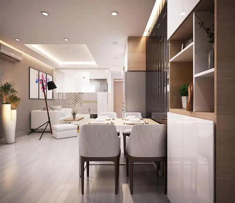 Tối ưu công năng – Nội thất chung cư 46m2 HH4 Linh Đàm – Anh Nhật