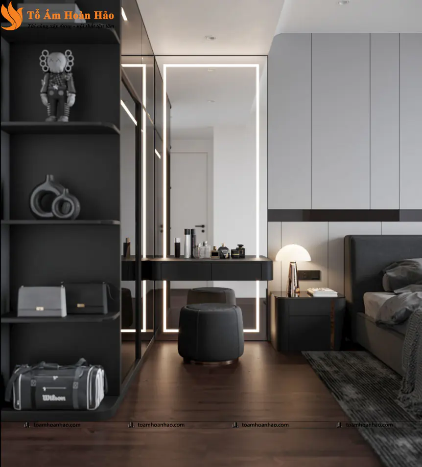 Phòng ngủ 2 – Chung cư 2PN hiện đại 78m2