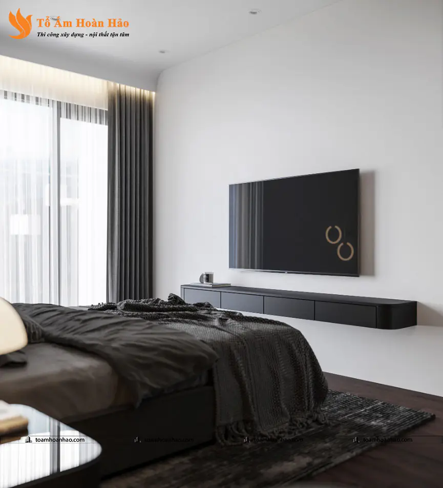 Phòng ngủ 2 – Chung cư 2PN hiện đại 78m2