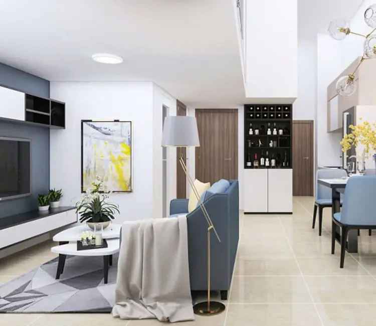 Tối ưu công năng – Nội thất chung cư 50m2 Lanmark – Anh Nam