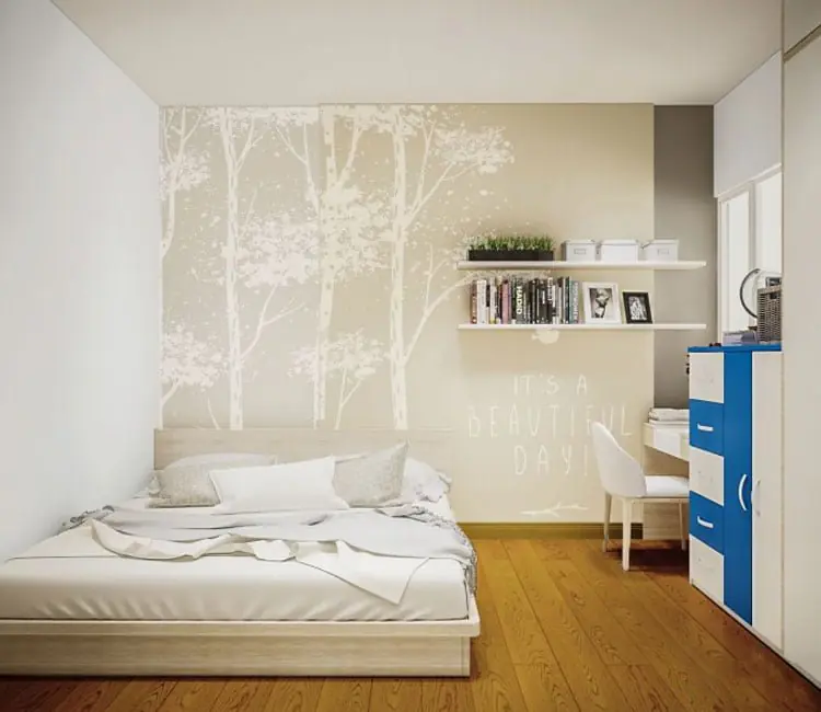 Cân bằng ánh sáng – Nội thất chung cư 56m2 Mỹ Đình Pearl – chị Trâm Anh
