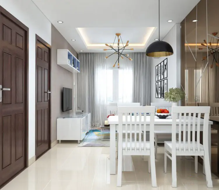 Ảnh dự án 05 – Nội thất chung cư 58m2 Lĩnh Nam – Anh Hùng