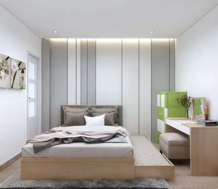 Ảnh dự án 11 – Nội thất chung cư 58m2 Lĩnh Nam – Anh Hùng