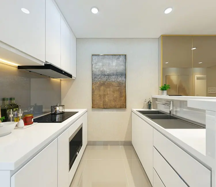 Cân bằng ánh sáng – Nội thất chung cư 68m2 Hà Thành Plaza – chị Linh