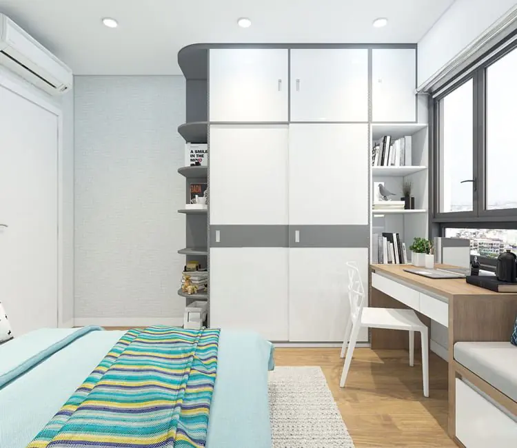 Ảnh dự án 19 – Nội thất chung cư 68m2 Hà Thành Plaza – chị Linh
