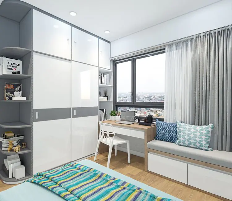 Ảnh dự án 20 – Nội thất chung cư 68m2 Hà Thành Plaza – chị Linh