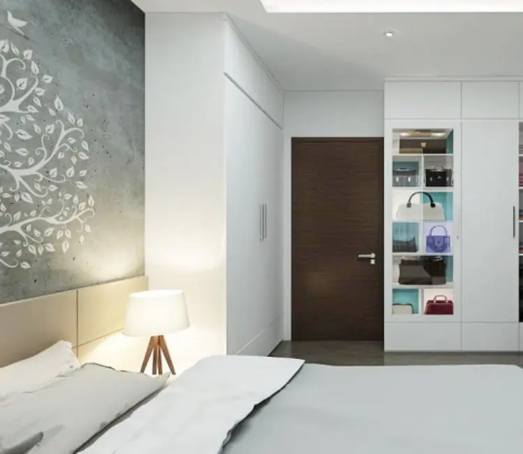 Vật liệu ấm áp – Nội thất chung cư 77m2 Đại Thanh – chị Ánh