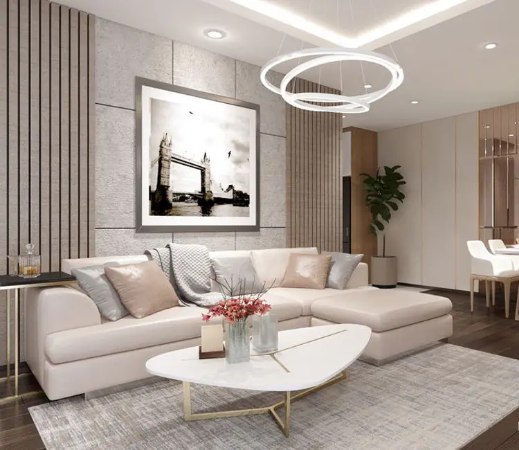 Ảnh dự án 02 – Nội thất chung cư 85m2 HH2 Khu đô thị Linh Đàm