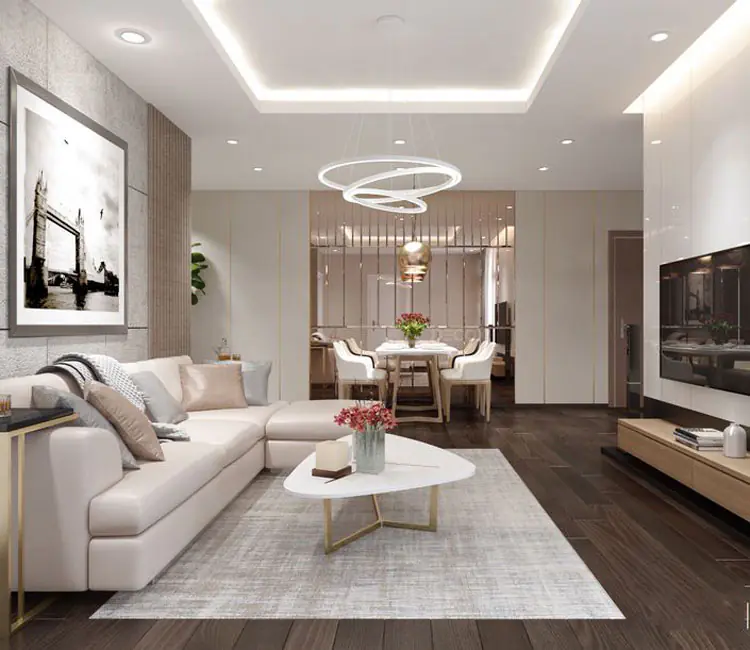 Ảnh dự án 04 – Nội thất chung cư 85m2 HH2 Khu đô thị Linh Đàm