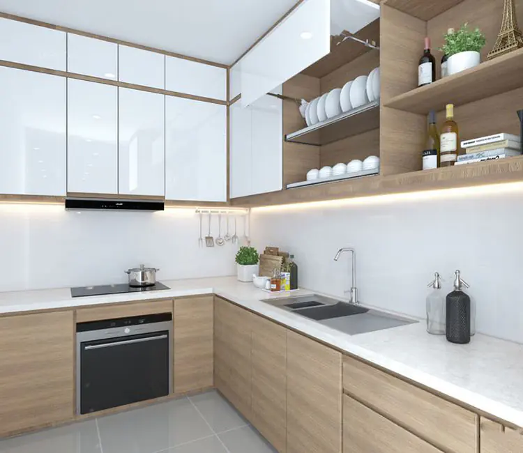 Ảnh dự án 09 – Nội thất chung cư 85m2 HH2 Khu đô thị Linh Đàm