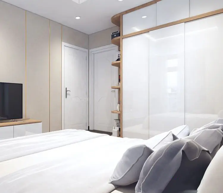 Ảnh dự án 17 – Nội thất chung cư 85m2 HH2 Khu đô thị Linh Đàm